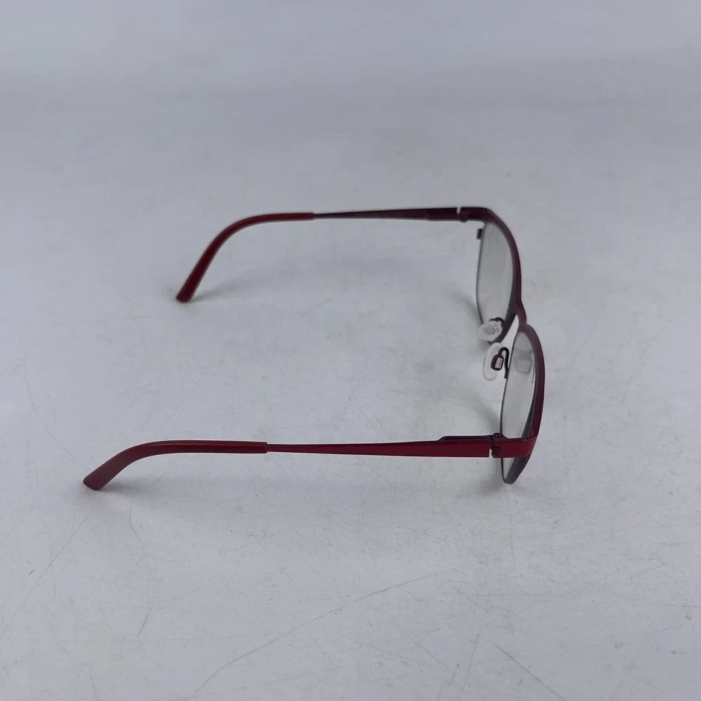 Bevel Claire G‎ 8738 Womens Eyeglasses Frame Red Metal Full Rim Cat Eye 53-16